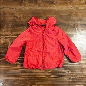 Baby GAP Vibrant Red orange lined Jacket